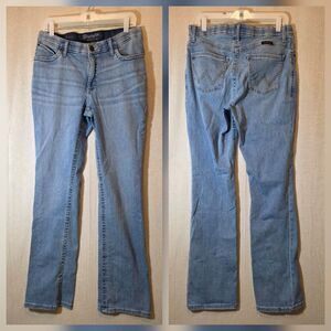 Wrangler Willow Ultimate Riding Jean Womens 13 x 36 Blue Cotton Denim Straight